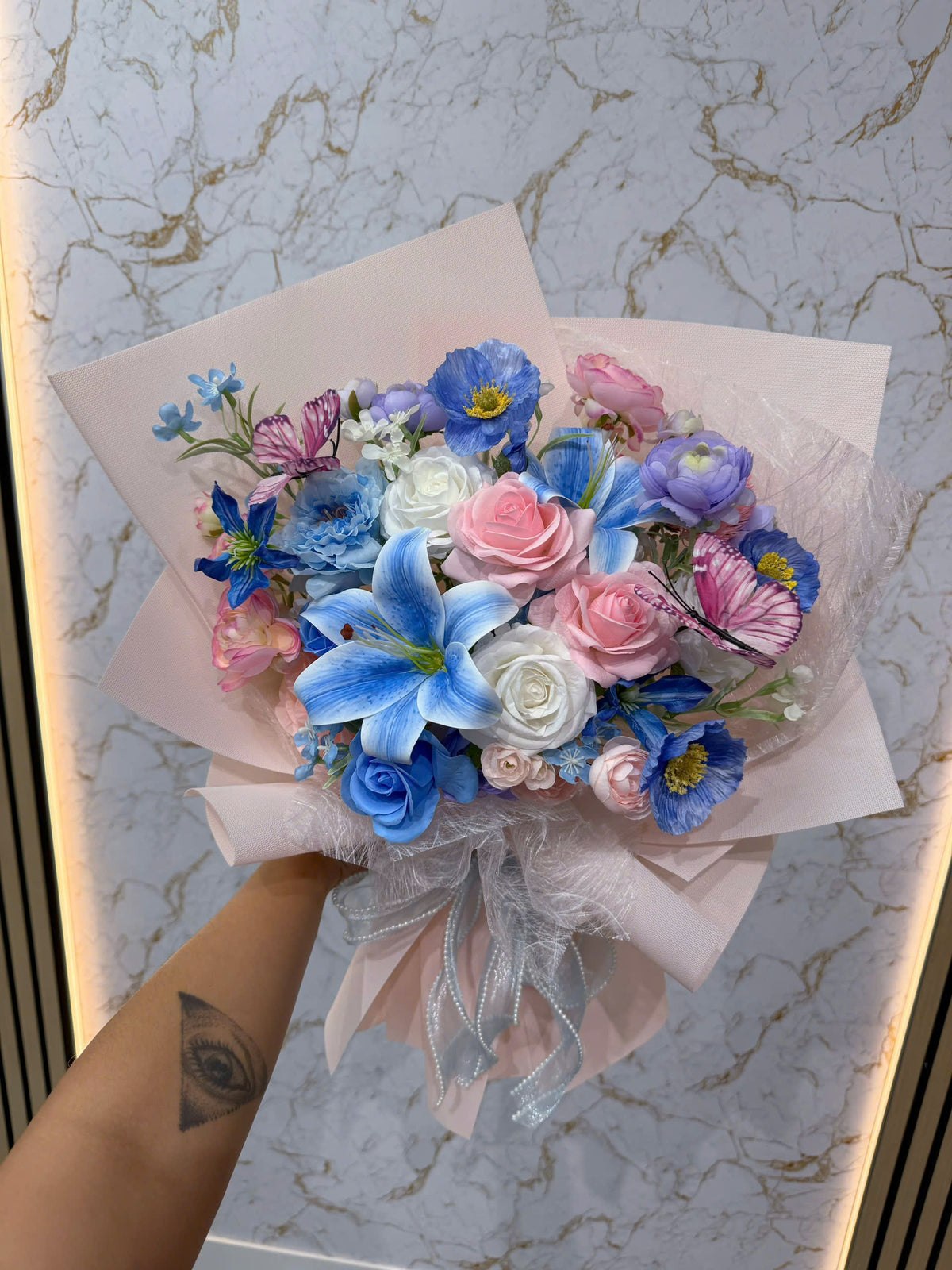 Soap & Silk Flowers β Blue & Pink Mix ππΈ