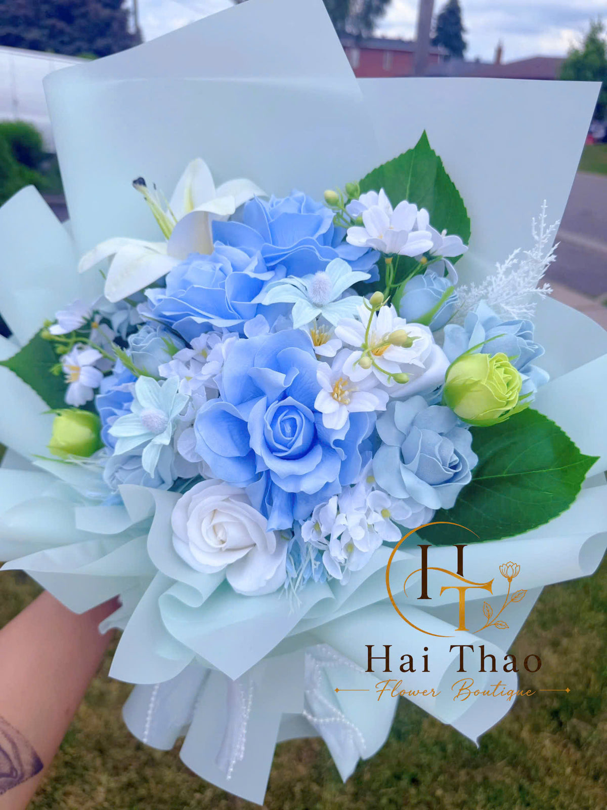 Hoa xinh iu tone xanh hy vọng 🩵