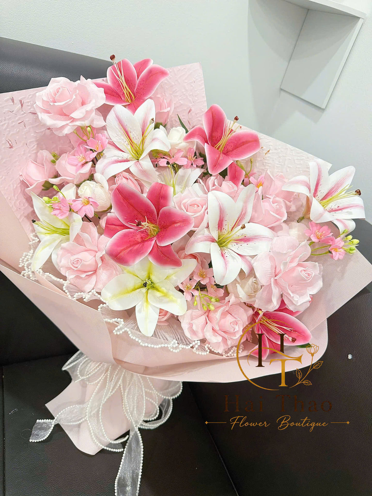 Pink Lily Bouquet