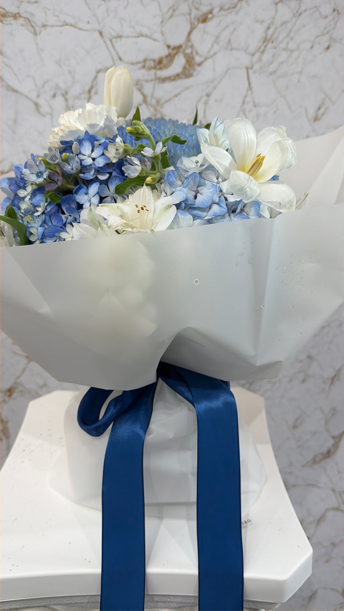 Elegant Blue Hydrangeas