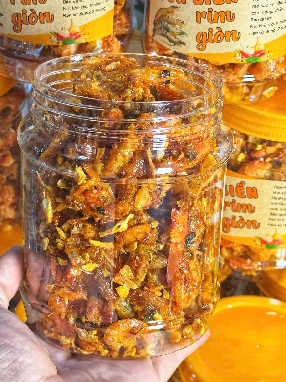 Tôm biển rim giòn