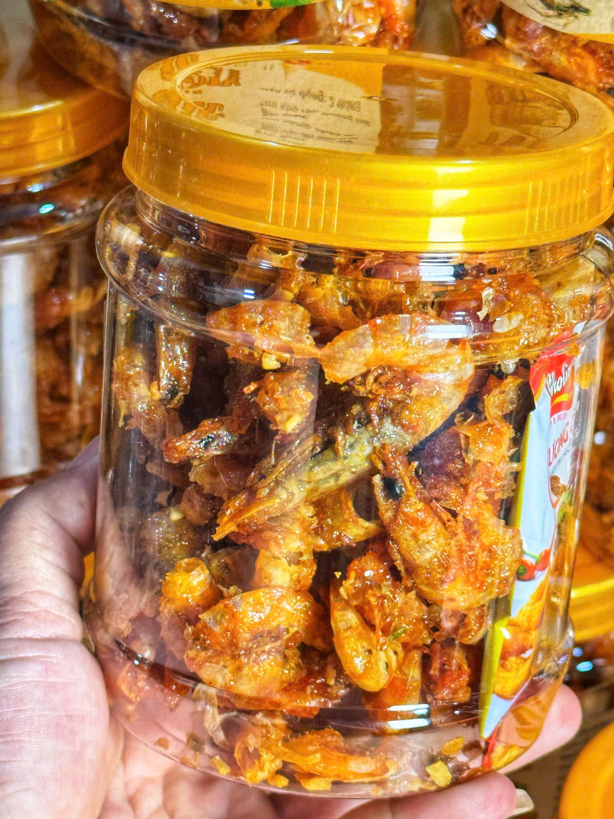 Tôm biển rim giòn