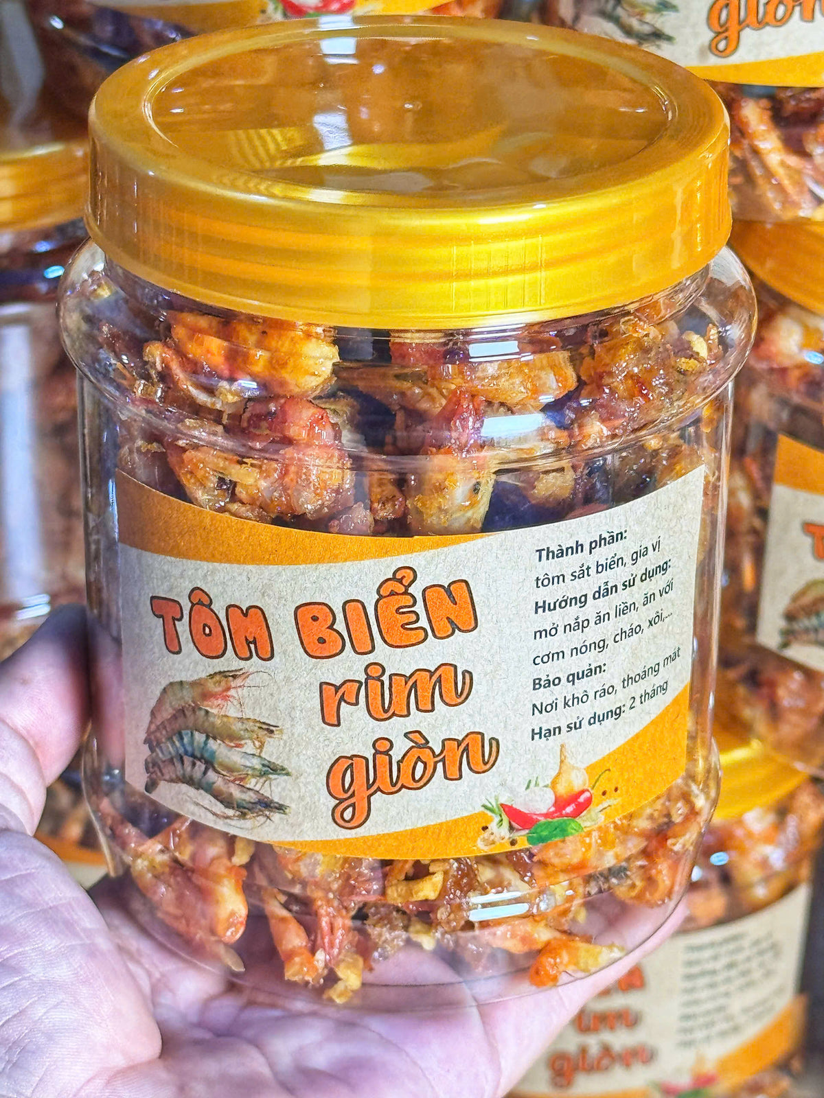 Tôm biển rim giòn