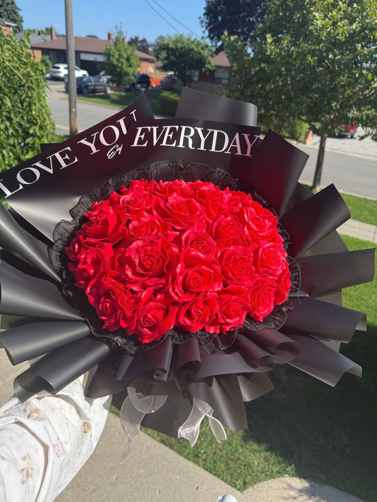 Red Roses Made from Soap Flowers
