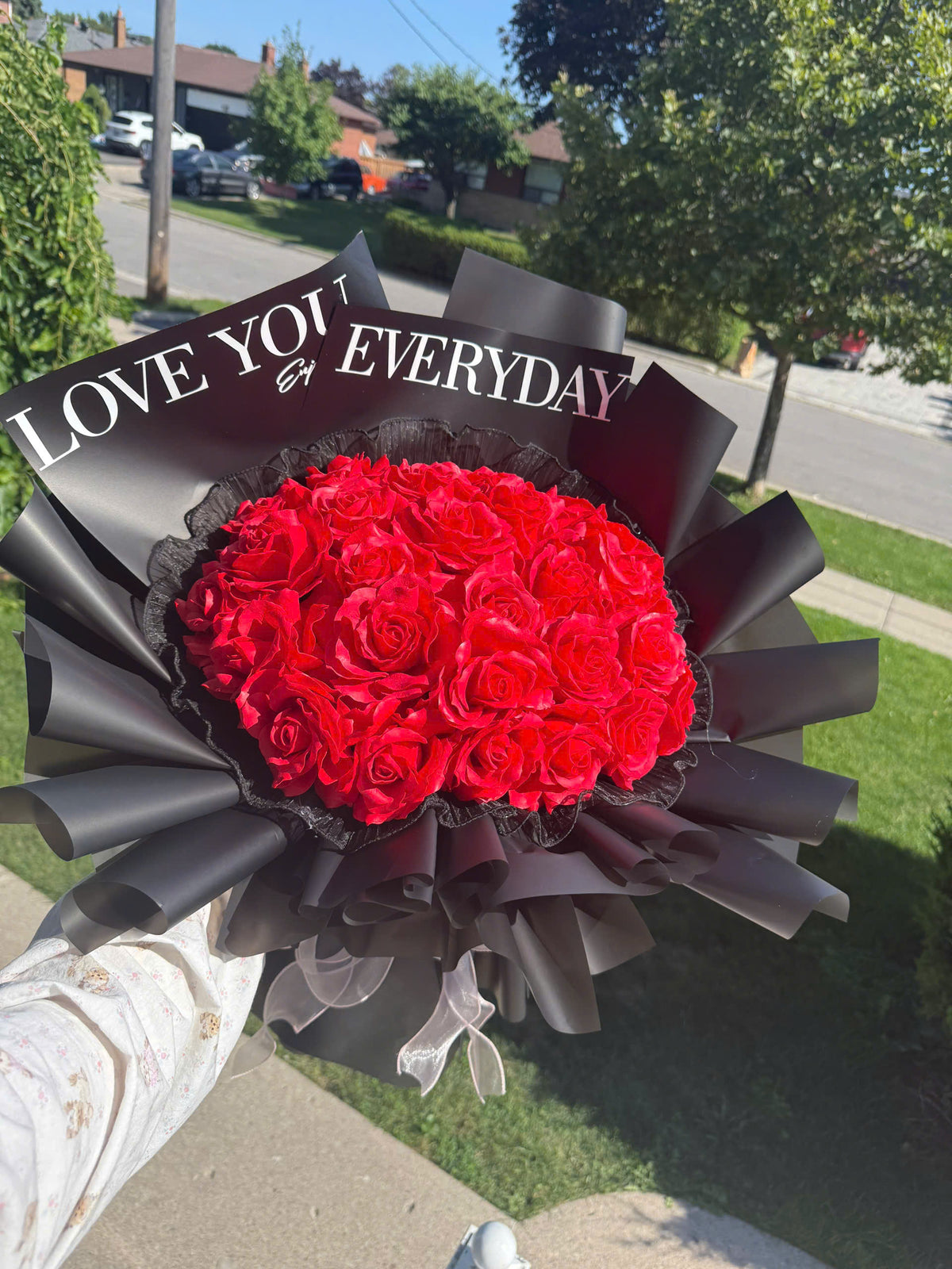 Red Roses Made from Soap Flowers