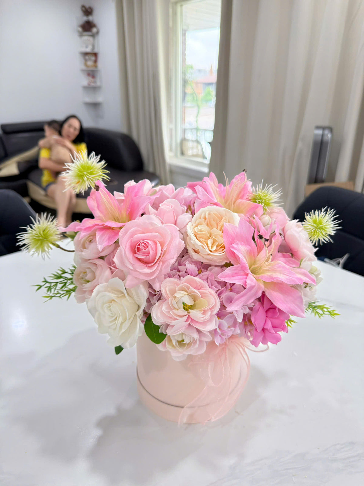 Flower baskets perfect for grand openings and displaying in stores 🌸