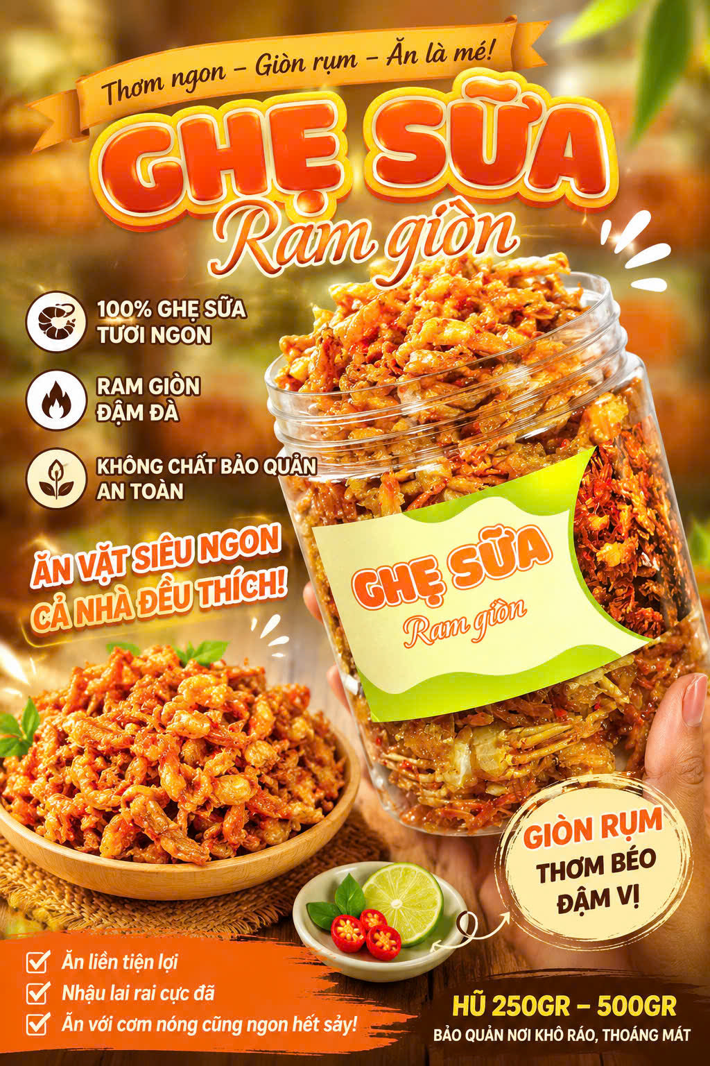 Crispy Fried Milk Crabs