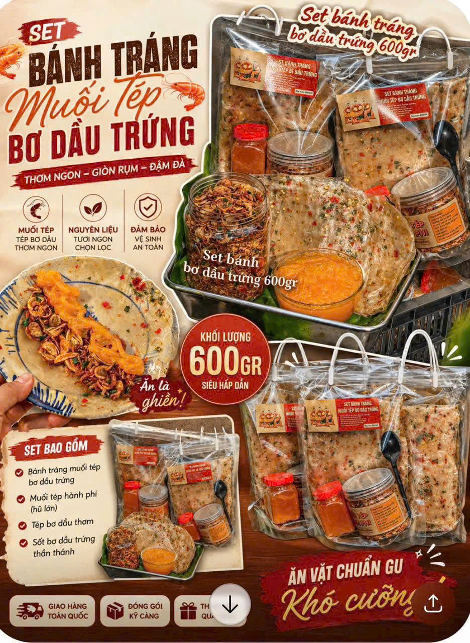 Egg Yolk Butter Rice Paper Set