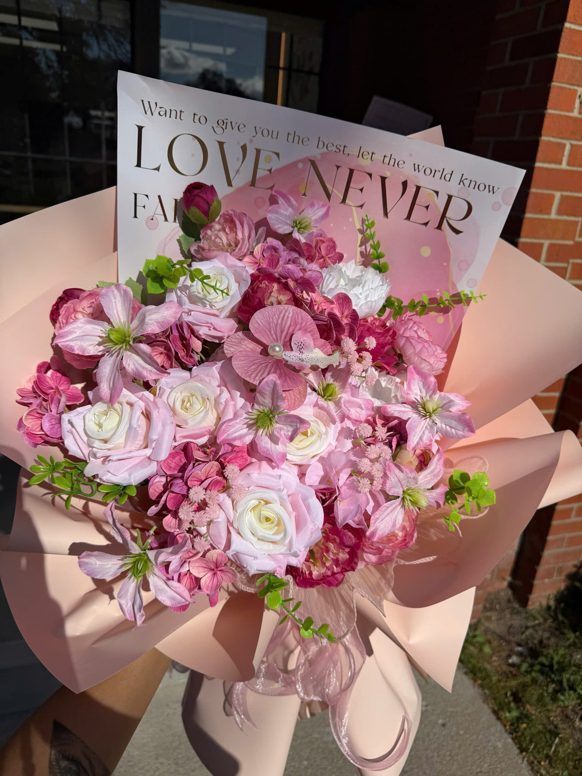 Pink bouquet best seller