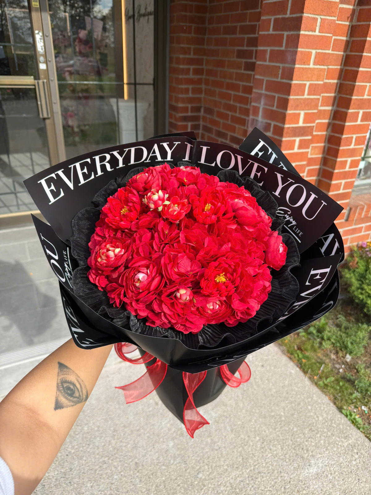 Red Slik Flower