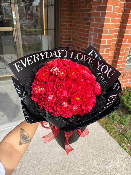 Red Slik Flower