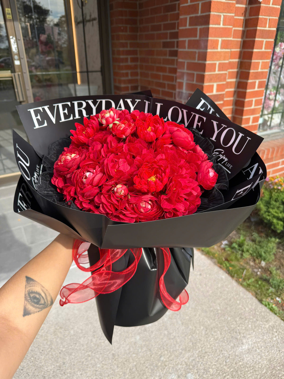 Red Slik Flower