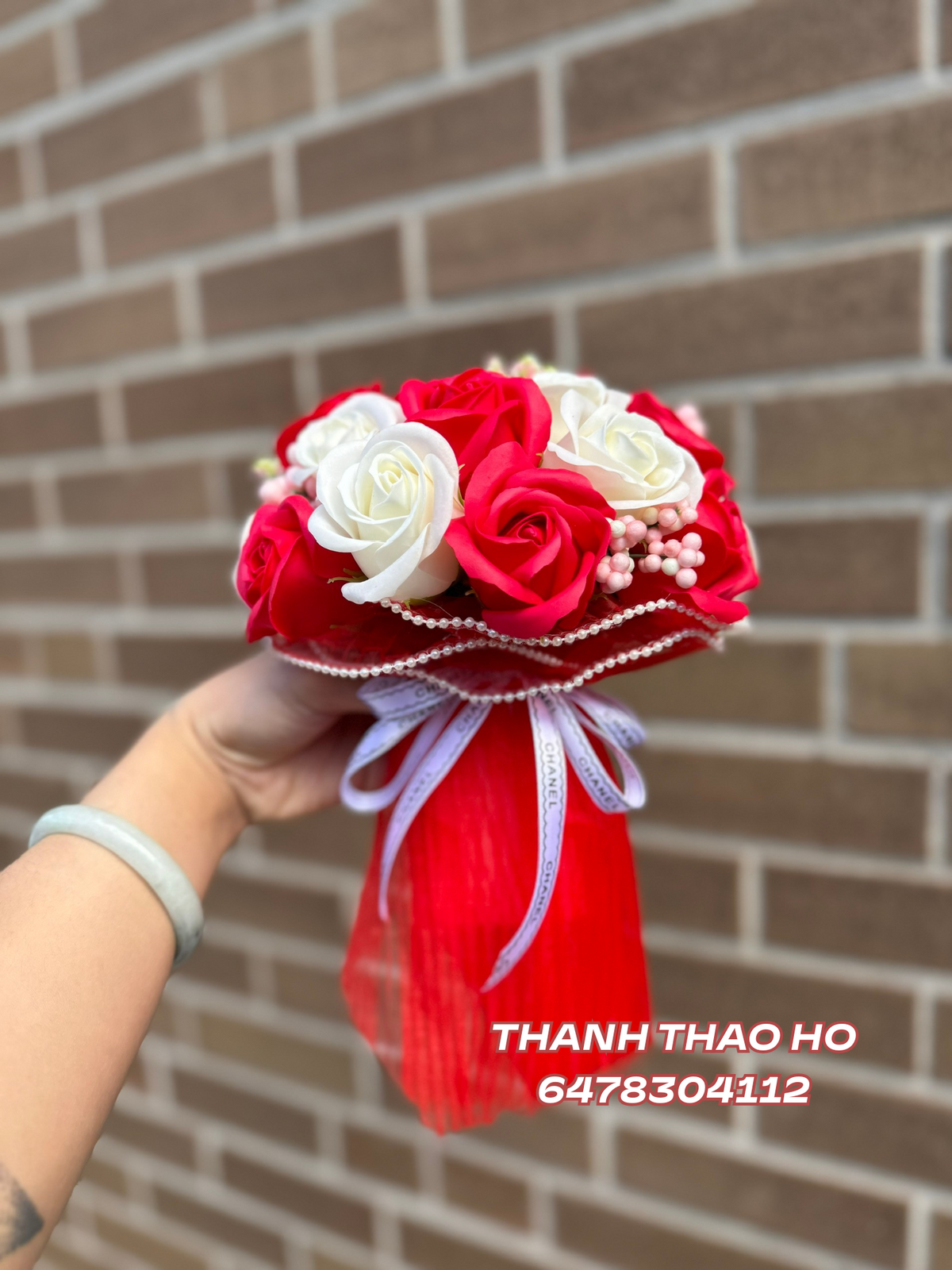 Hoa cưới tone đỏ rụng rời 🍒👰♀️