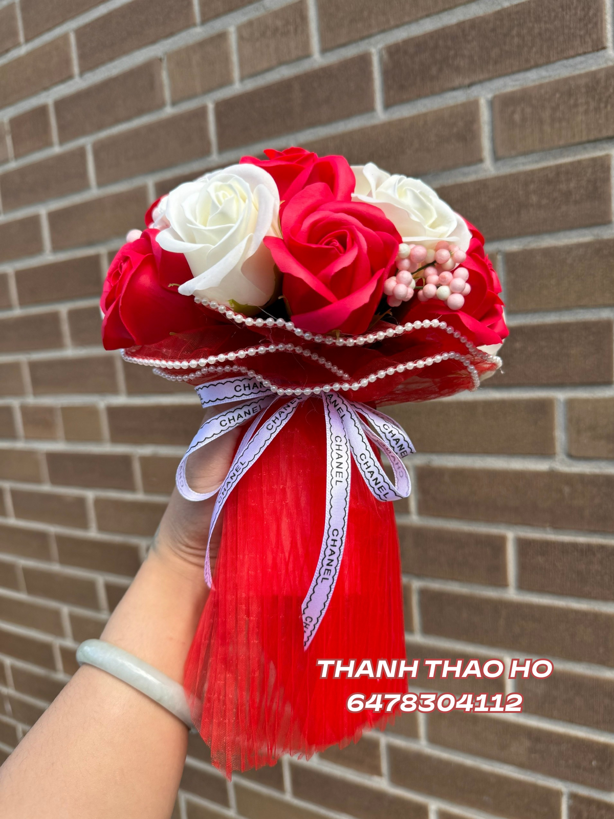 Hoa cưới tone đỏ rụng rời 🍒👰♀️