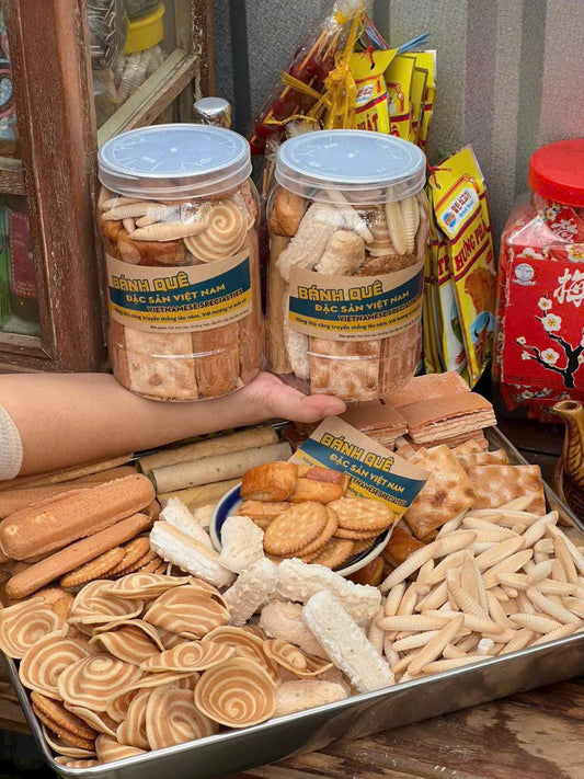 Bánh quê đặc sản Việt Nam hộp 9 loại