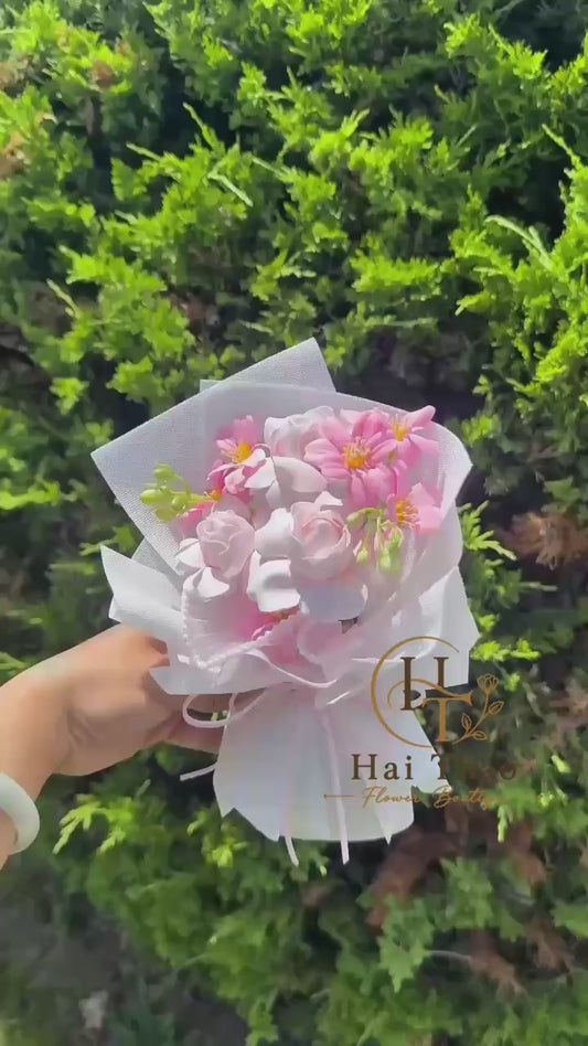 Hoa sáp size nhỏ cho bé iu tốt nghiệp daycare