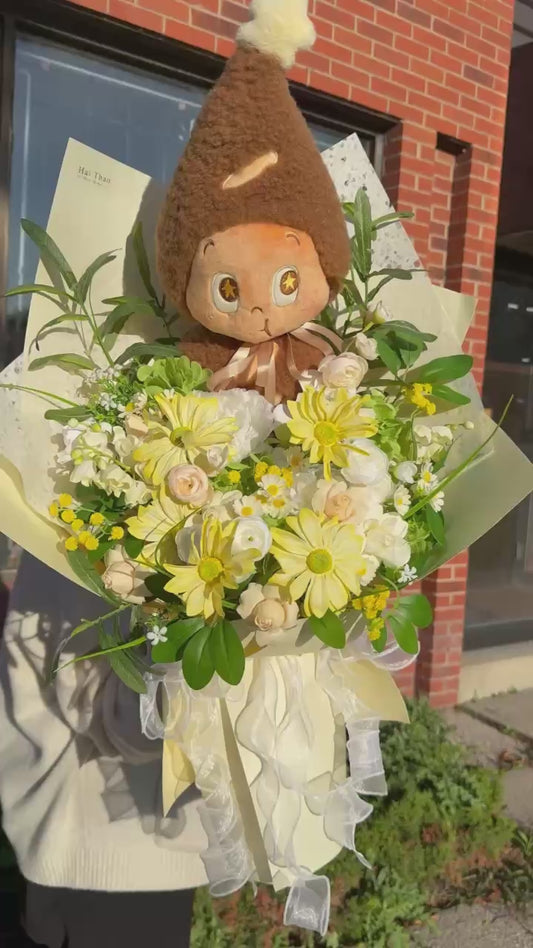 Fresh Flower - Yellow flowers with soft pastel green accents 💛💚