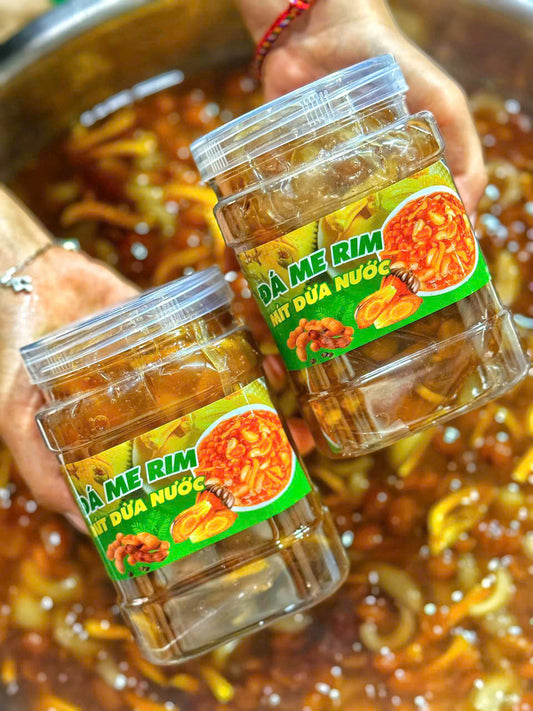 Đá me hạt dẻo rim mít dừa - nước, rim đác
