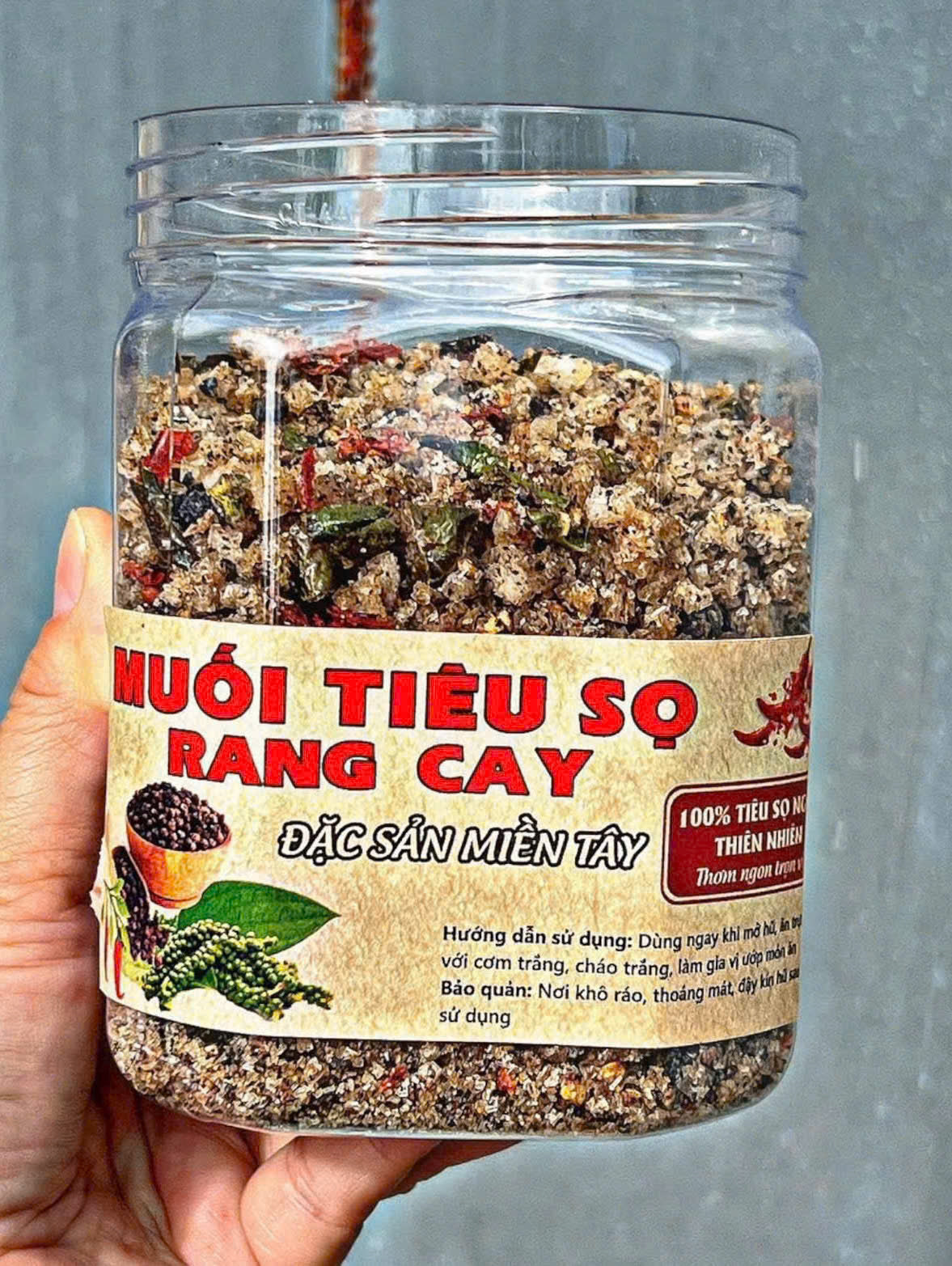 Menu các loại muối chấm nhà Thao hủ 500g