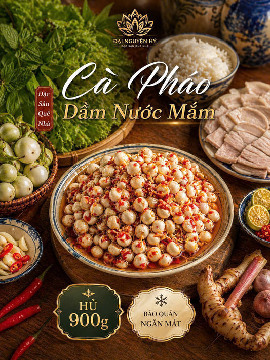 Cà pháo dầm nước mắm hủ to 900g