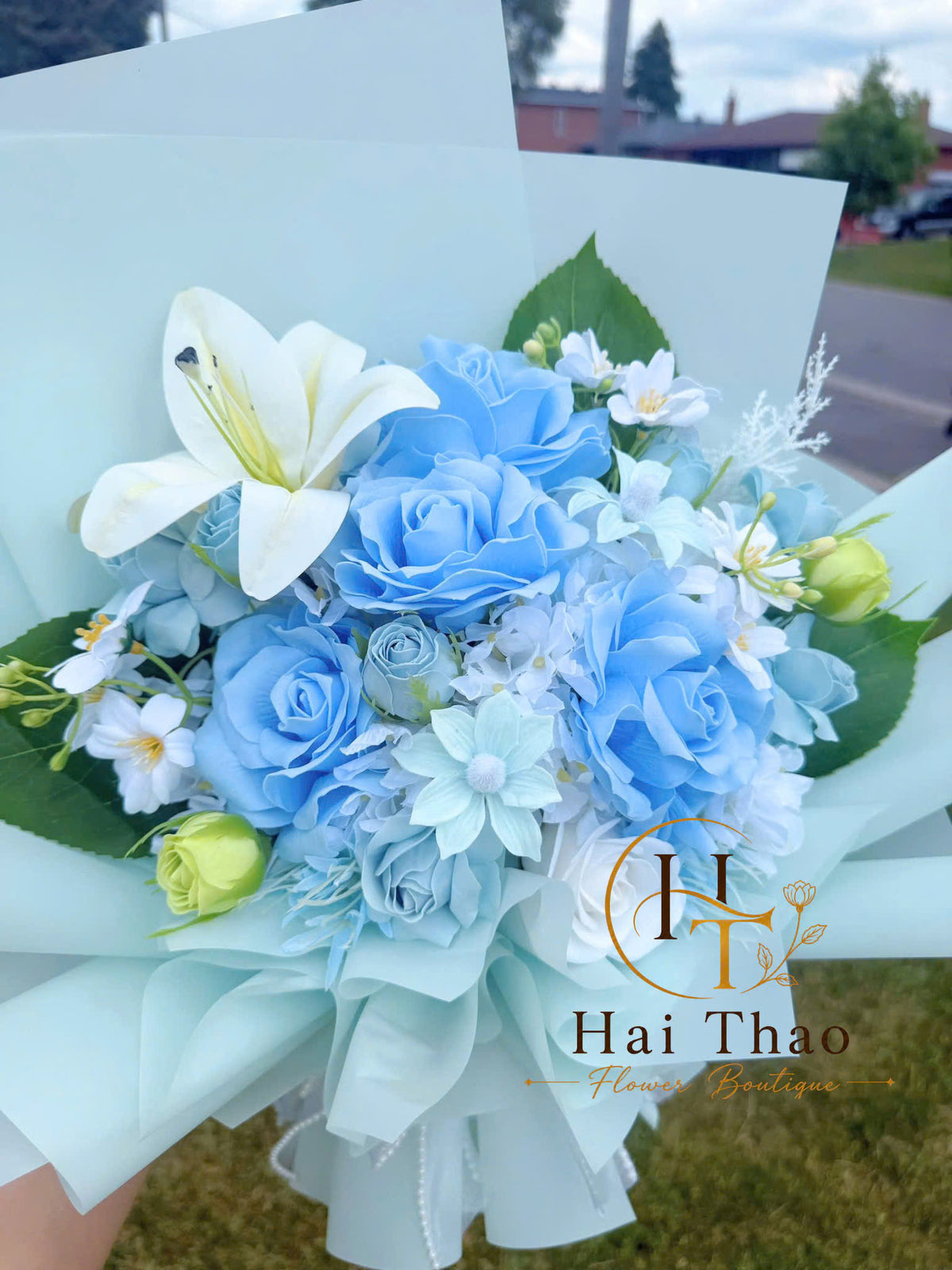 Hoa xinh iu tone xanh hy vọng 🩵