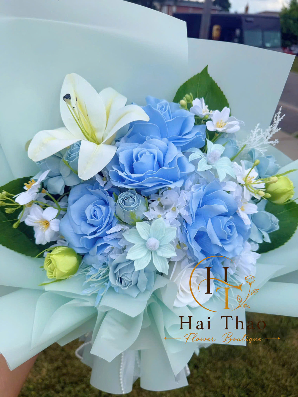 Hoa xinh iu tone xanh hy vọng 🩵